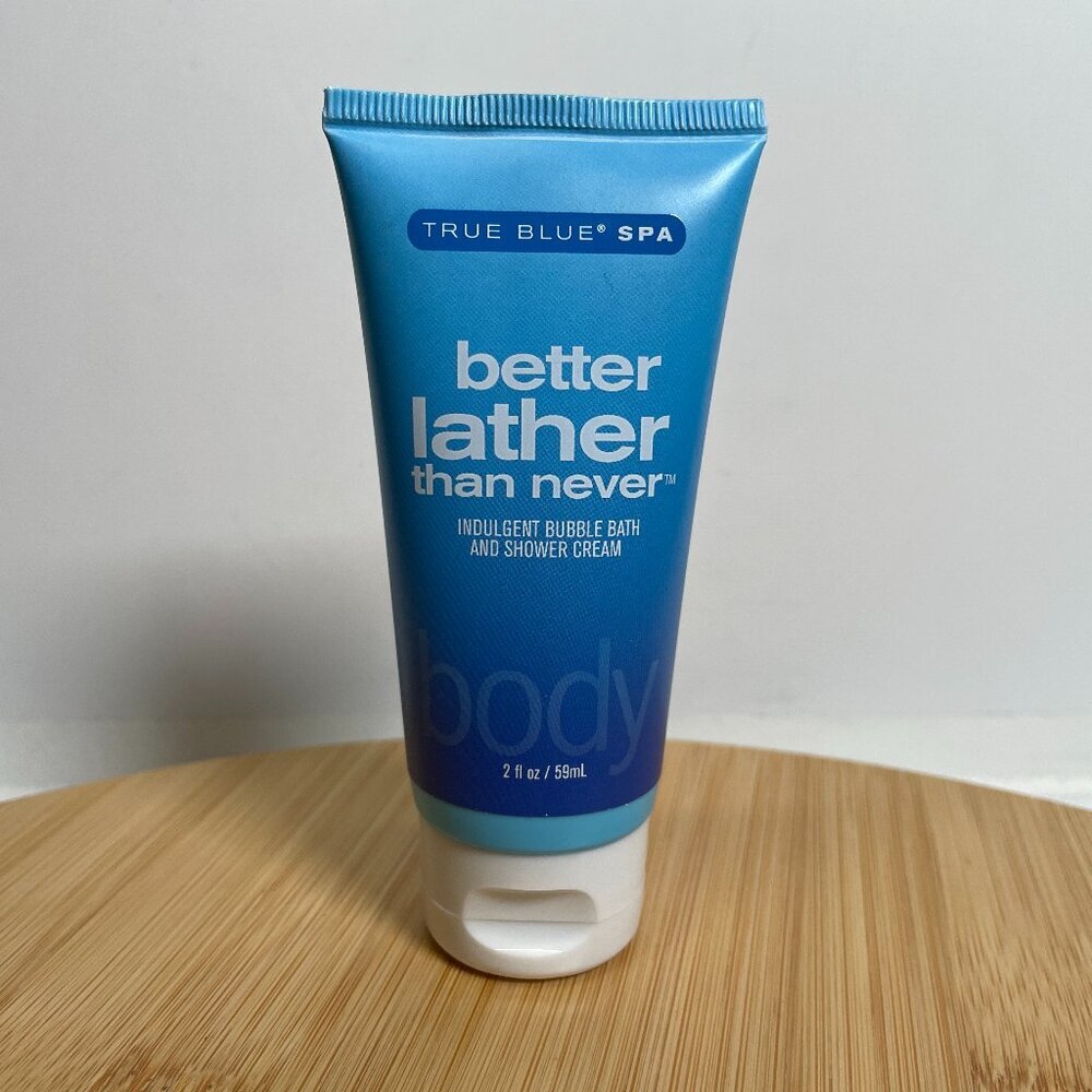 Bath & Body Works True Blue Spa Better Lather Than Never Shower Cream 2 oz